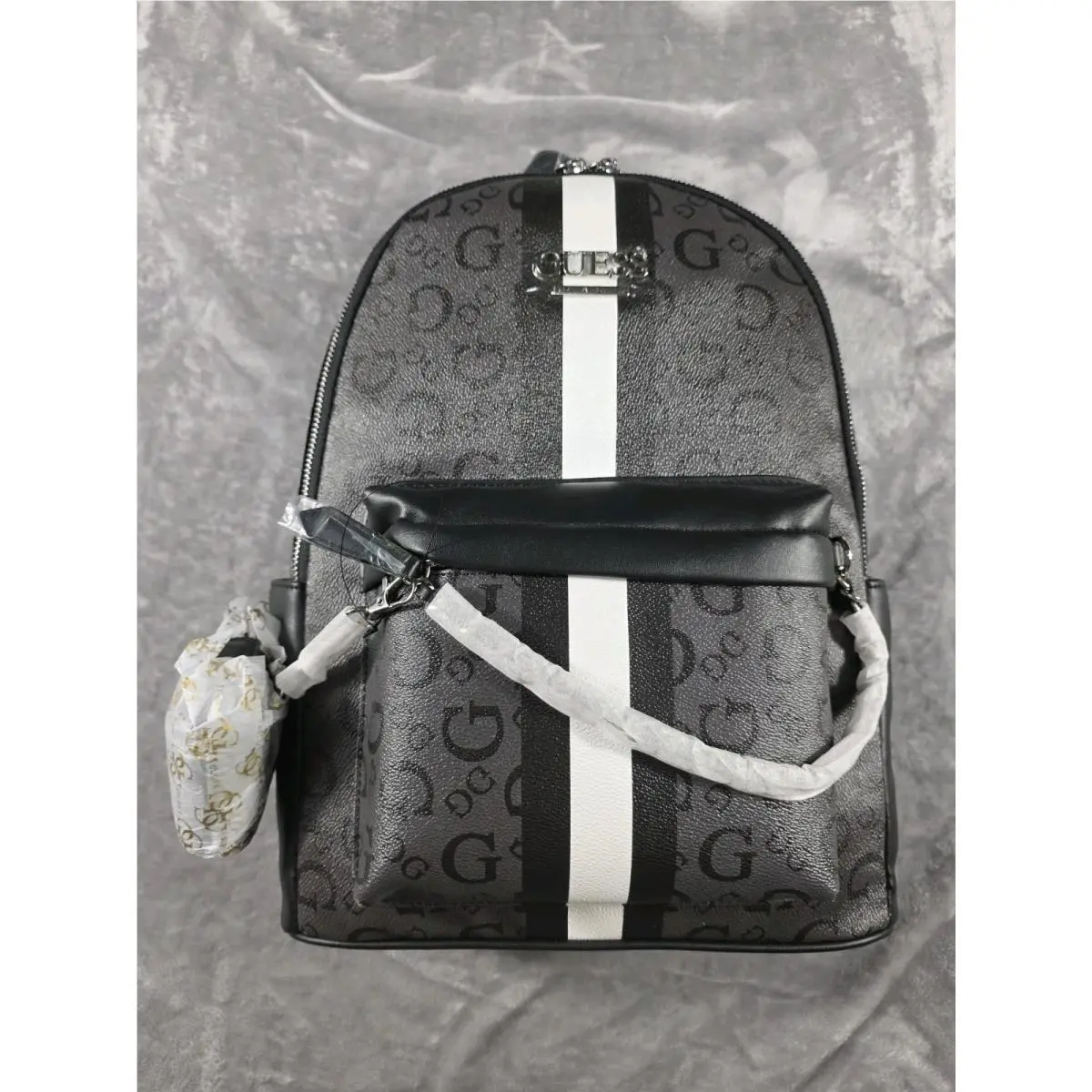 Benfield Ella 15Hx12Wx5D Backpack Travel Bag Leather Coin Purse by Guess