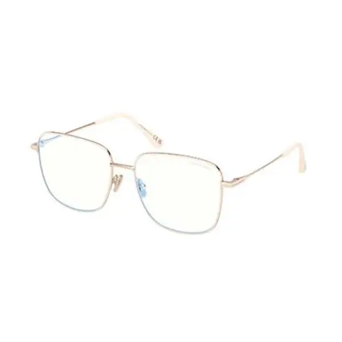 FT6136 B 025 Shiny Ivory Square 56mm Women`s Eyeglasses by Tom Ford