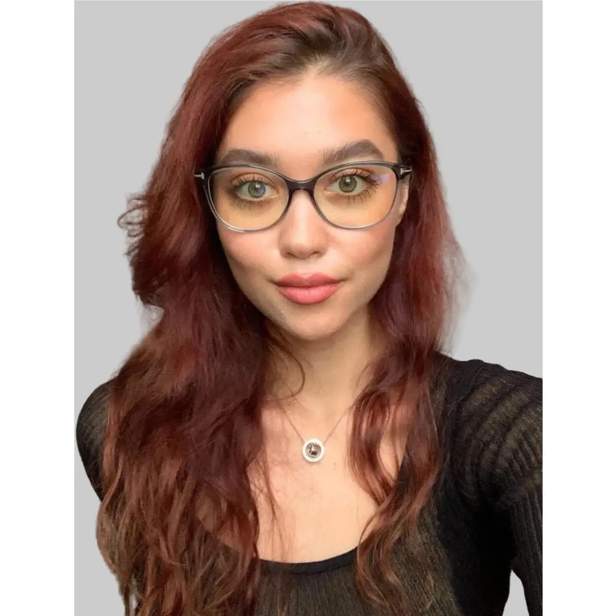 TF FT 5576 B/v 089 Cat Eye Green Oversized 54mm Womens Eyeglasses Frame by Tom Ford