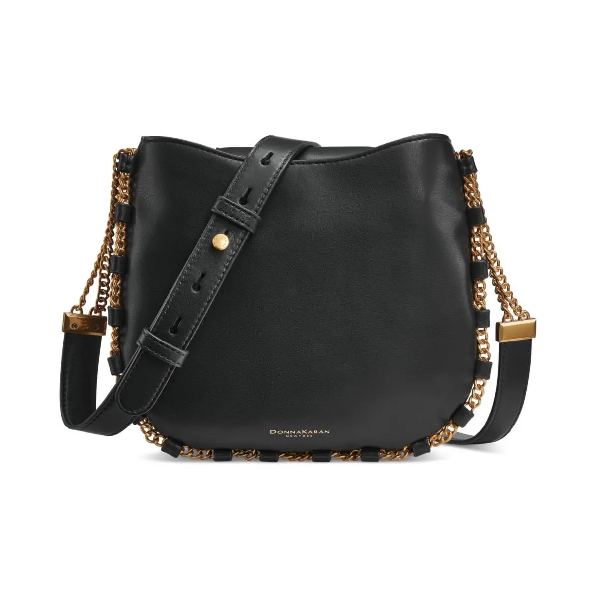 Dkny Donna Karan New York Batiste Donna Karan York Batiste Leather Triple Compartment Crossbody Black by DKNY