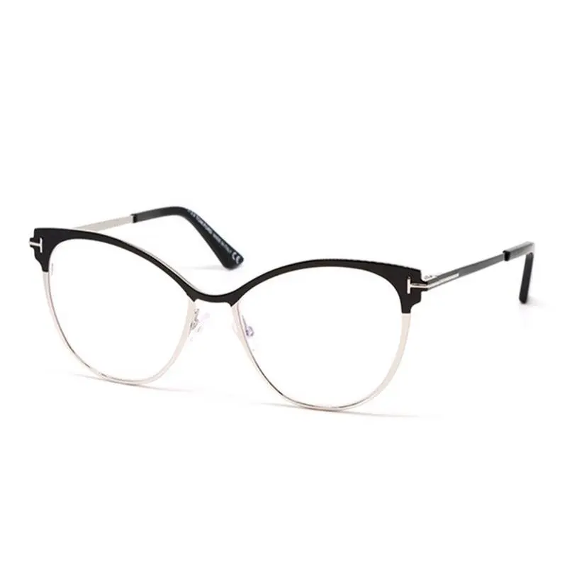 FT TF5530-B 005 Cat Eye Matte Black 54 mm Eyeglasses by Tom Ford