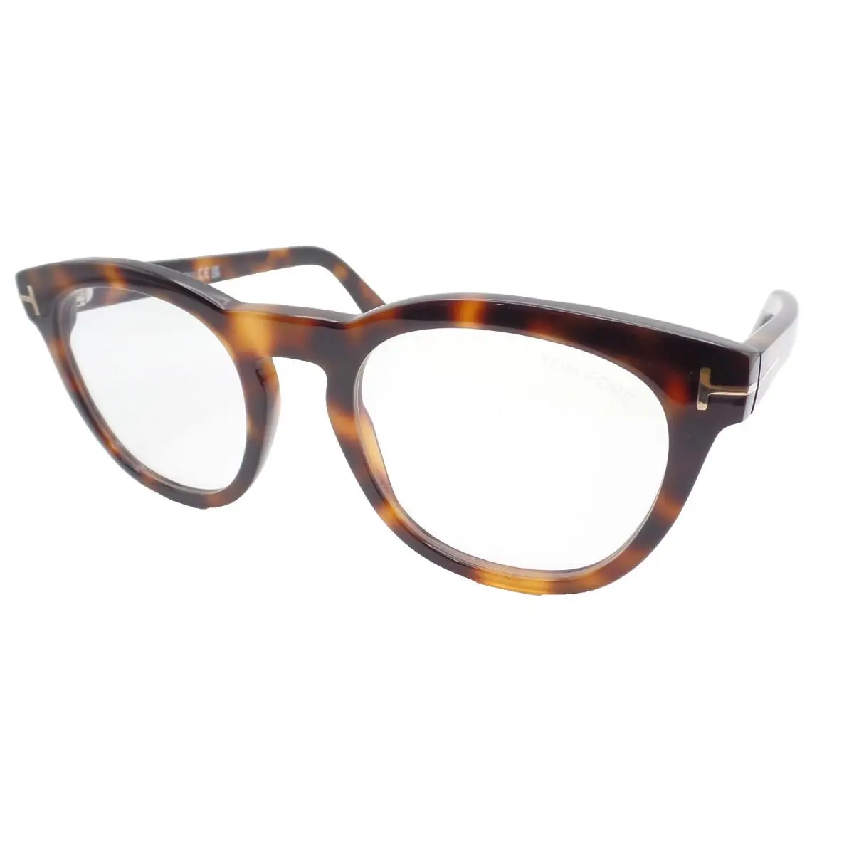TF 6081 B 053 Blonde Havana 51mm Blue Block Frames by Tom Ford