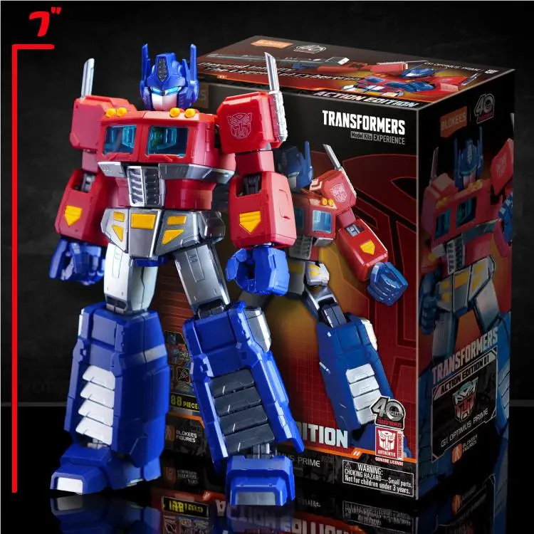 Blokees Figures Transformers Action Edition - G1 Optimus Prime Model Kit
