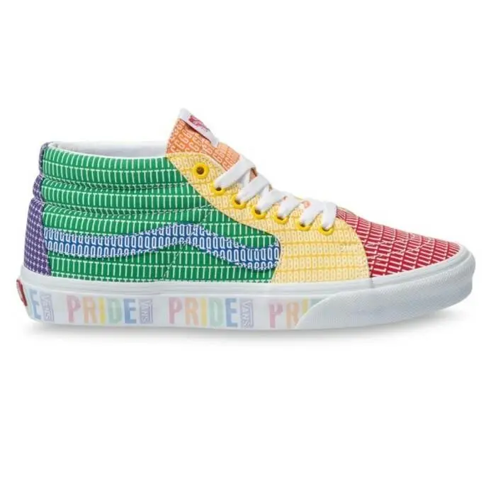 Vans shoes - VANS Sk8-Mid - PRIDE - Multicolor 4