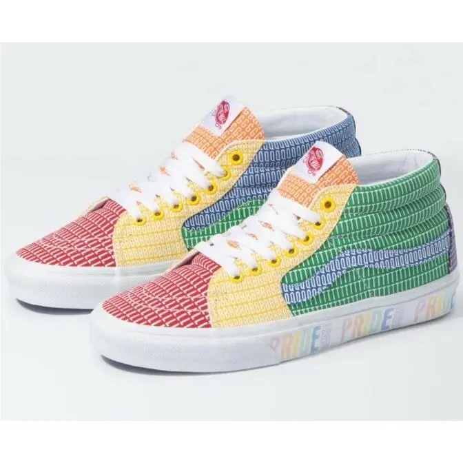 Vans shoes - VANS Sk8-Mid - PRIDE - Multicolor 10