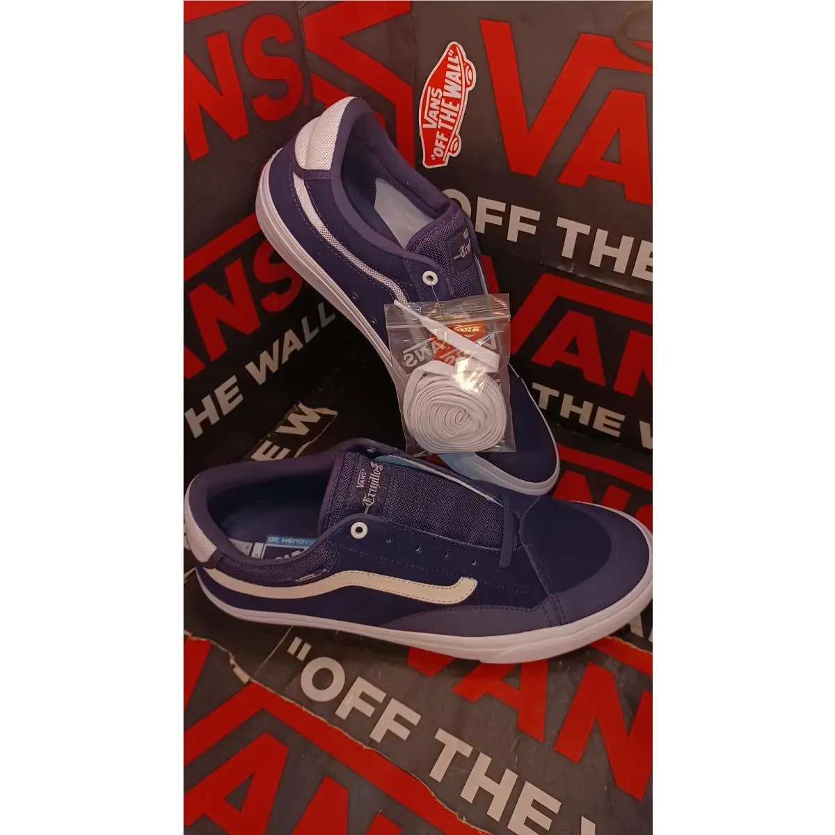 Vans shoes - Vans TNT Advanced Prototype - TNT Advanced Prototype - VN0A3TJXJDU - Parisian Night - Navy Blue / White 9