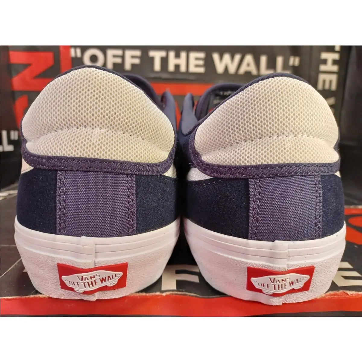 Vans shoes - Vans TNT Advanced Prototype - TNT Advanced Prototype - VN0A3TJXJDU - Parisian Night - Navy Blue / White 4