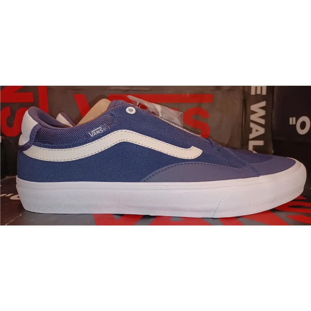 Vans shoes - Vans TNT Advanced Prototype - TNT Advanced Prototype - VN0A3TJXJDU - Parisian Night - Navy Blue / White 10