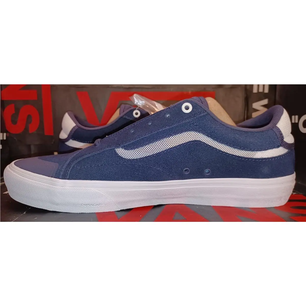 Vans shoes - Vans TNT Advanced Prototype - TNT Advanced Prototype - VN0A3TJXJDU - Parisian Night - Navy Blue / White 11