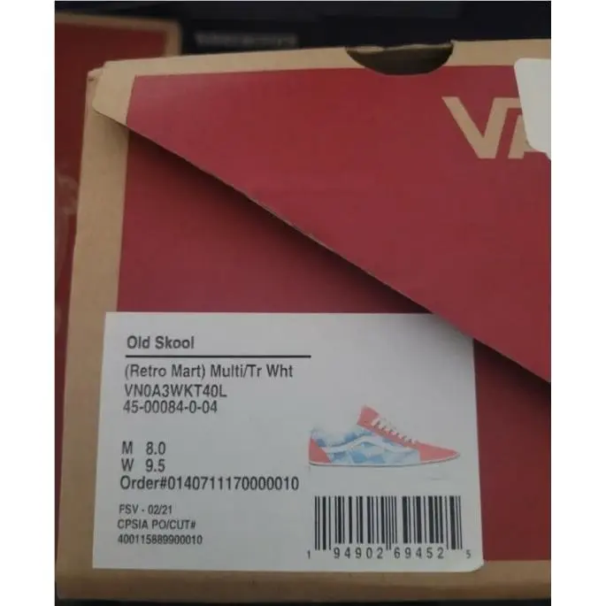 Vans shoes - Vans Old Skool Retro Mart - VN0A3WKT40L - Blue 8