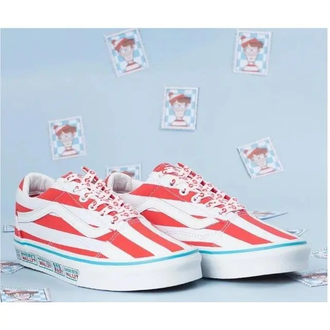 Vans shoes - Vans Waldo Old Skool - Waldo Old Skool - VN0A3WKT3UV - Red 13