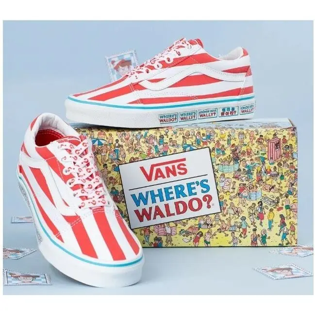 Vans shoes - Vans Waldo Old Skool - Waldo Old Skool - VN0A3WKT3UV - Red 18
