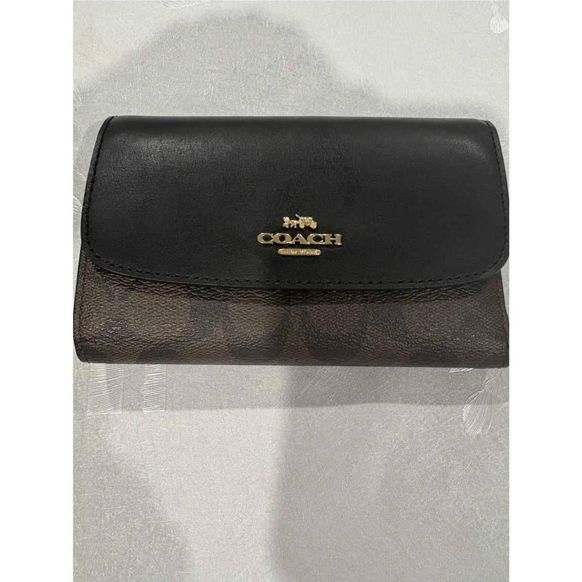 Envelope Compact Wallet Brown by Coach