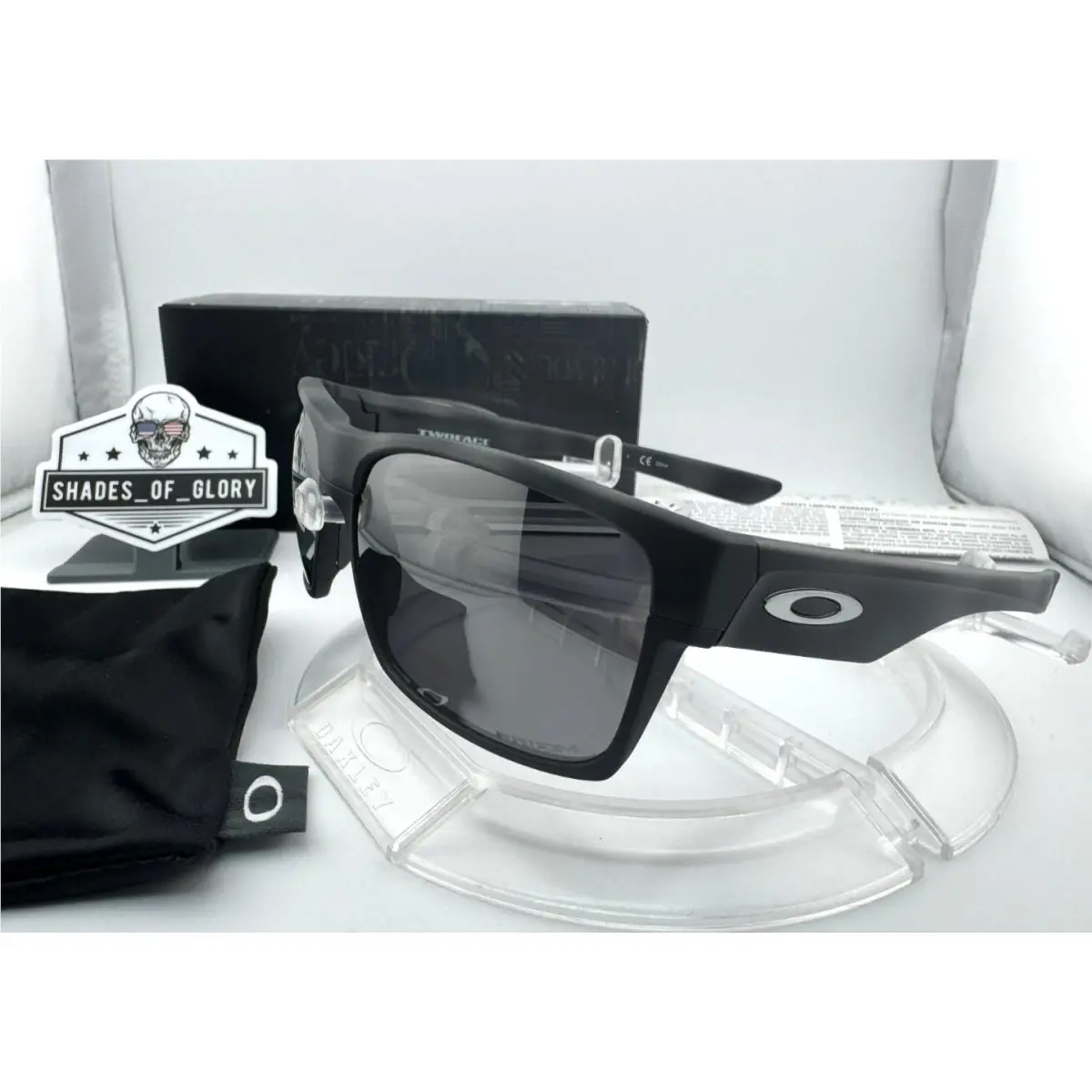Twoface Black Camo W/ Prizm Black Polarized Sunglasses OO9189-4160 Rare by Oakley