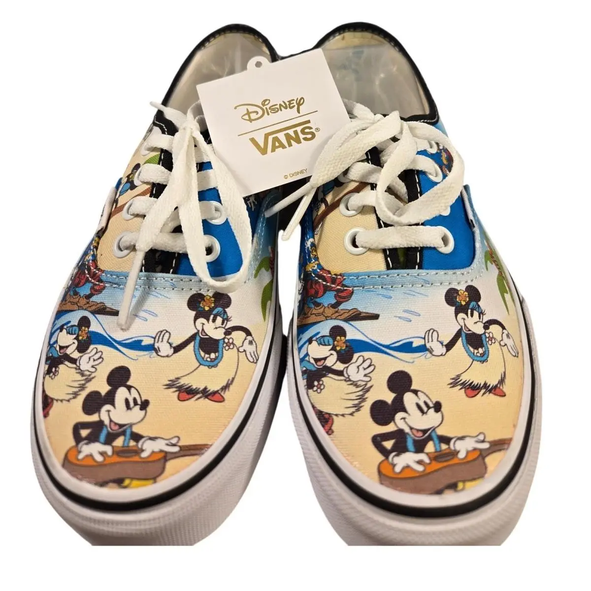 Authentic Disney  Mickey and Friends Hawaiian Sneakers Mens 4.5 Womens 6.0 by Vans