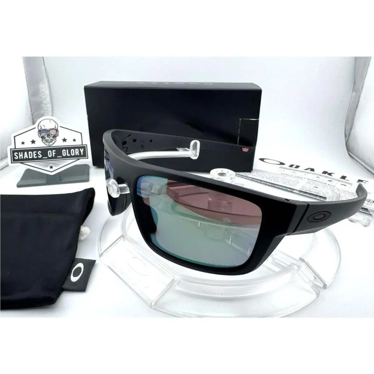 Drop Point Matte Black Prizm Maritime Polarized Sunglasses OO9367-09 by Oakley