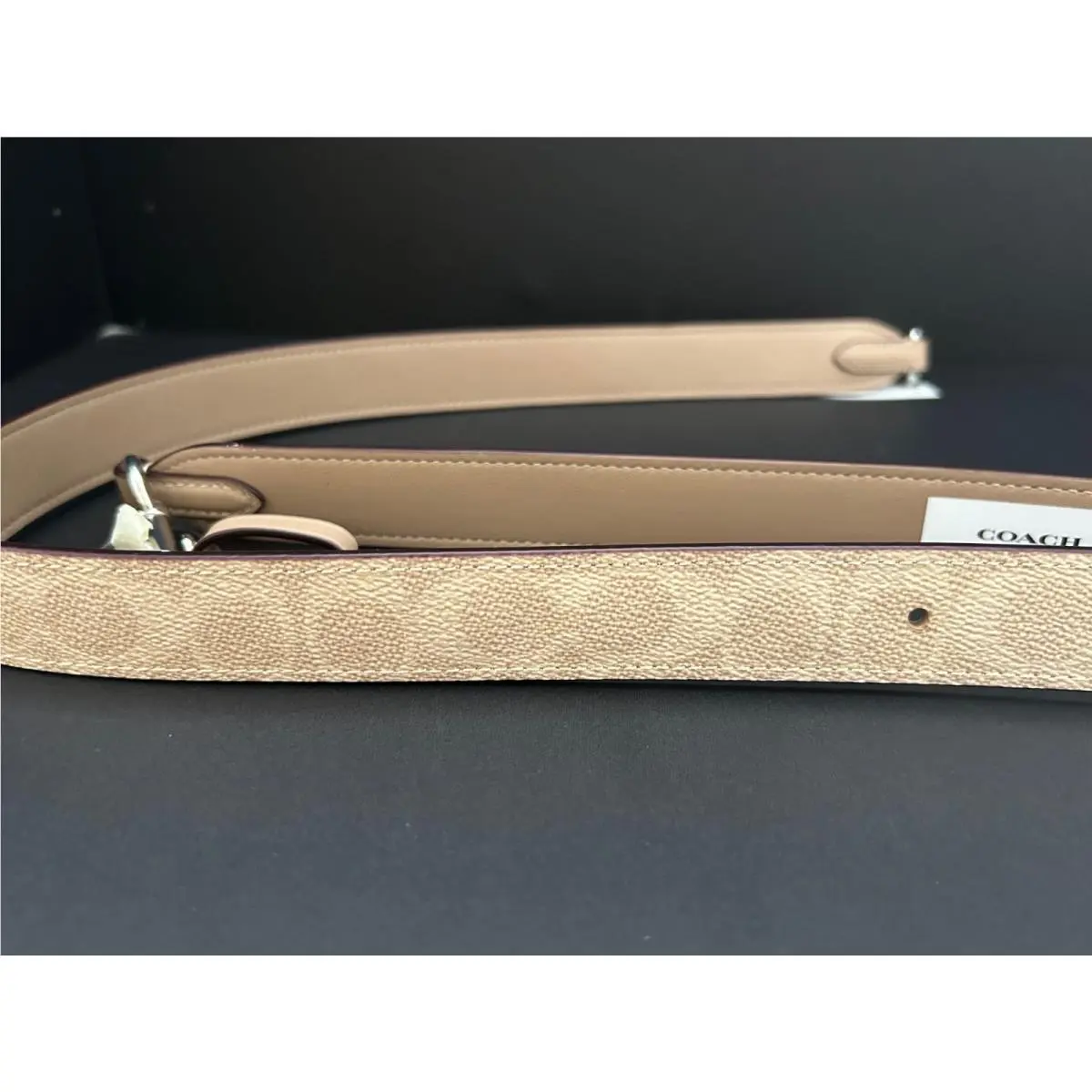 Reversible Strap Signature Canvas Leather Crossbody Up To 45 CX070 by Coach