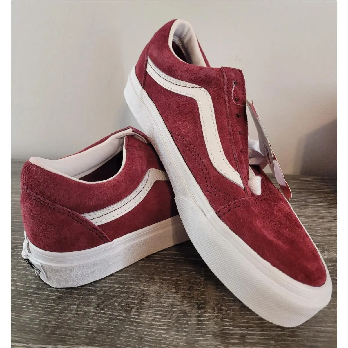 Old Skool Pig Suede Tawny Port Burgundy Sneakers Mens 4 / Womens 5.5 / UK 3 by Vans