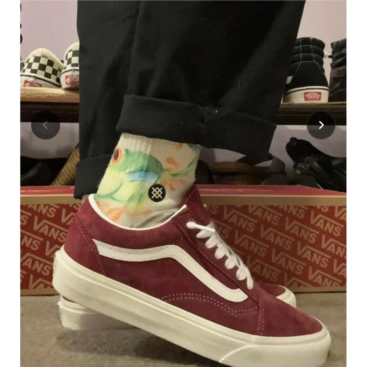 Vans shoes - VANS Old Skool - Old Skool - Red 4