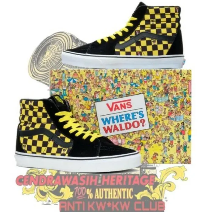 Sk8-Hi X Where`s Waldo Odlaw Men`s Shoes Size 10 US by Vans