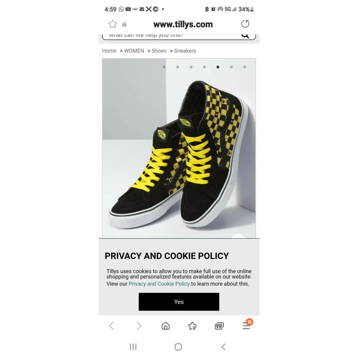 Vans shoes - VANS Sk8-Hi - Black 4