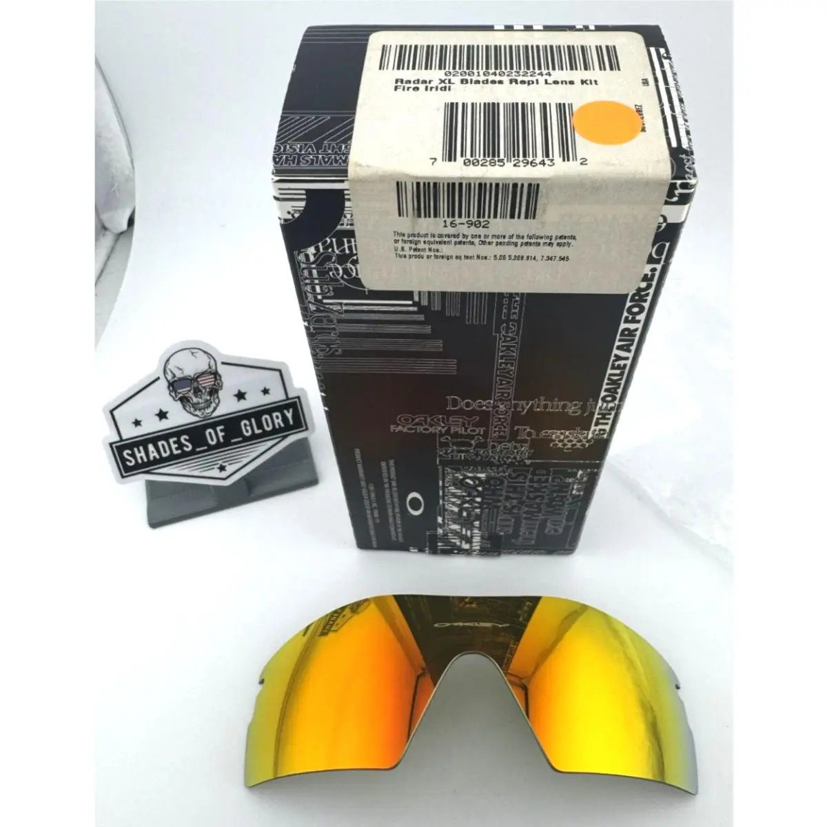Radar XL Blades Fire Iridium Lens Sunglasses Replacement Oem by Oakley