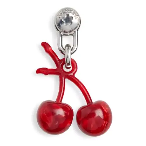 topia Cherry Bag Charm - CBU99 Red Recycled Acrylic by Coach