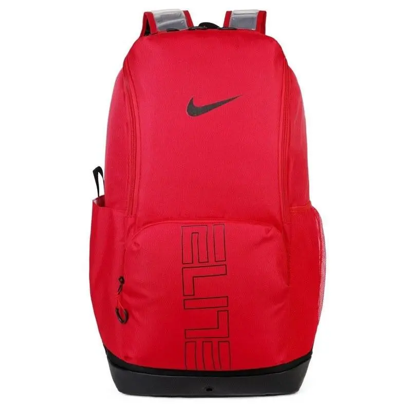 Varsity Elite Backpack 32L Black Metallic Silver Unisex Deep red by Nike