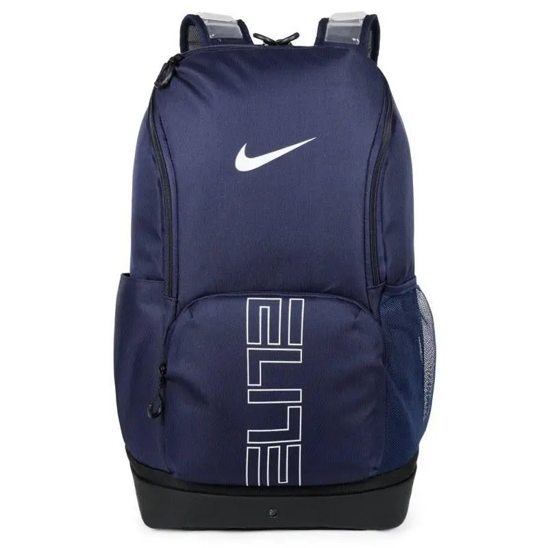 Varsity Elite Backpack 32L Black Metallic Silver Unisex Old Blue by Nike