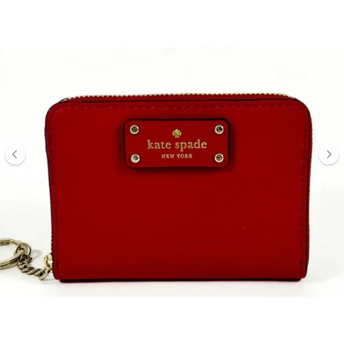 Dani Grove Street Red Carpet Leather Key Ring Wallet WLRU3212 by Kate Spade