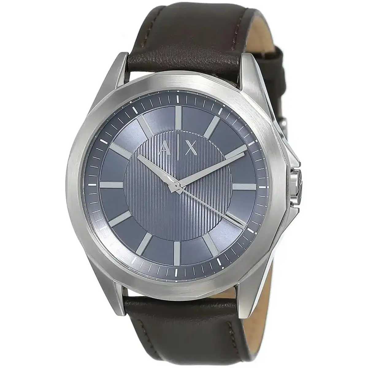 Armani Exchange AX2622 Men Casual Stainless Silver-tone Blue Dial 50m