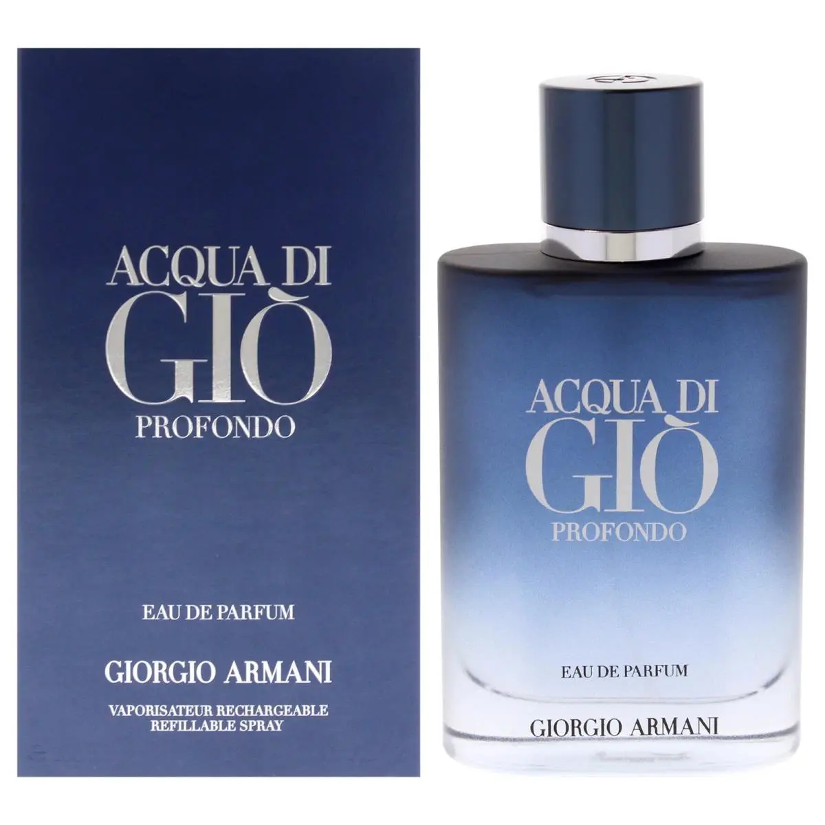 Acqua Di Gio Profondo  For Men - 3.3 oz Edp Spray by Giorgio Armani