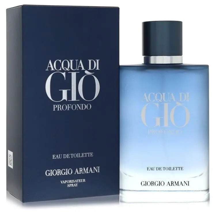 Acqua Di Gio Profondo by Giorgio Armani Eau De Toilette Spray 3.3 oz 100ml Men