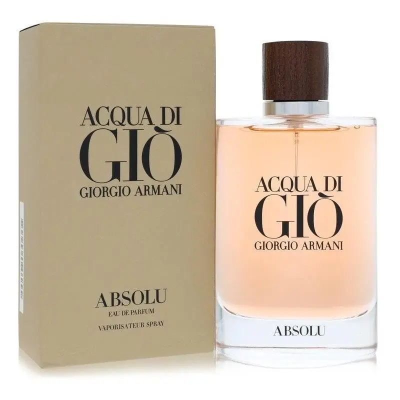 Acqua Di Gio Absolu Giorgio Armani Men 4.2 oz 125 ml Eau De Parfum Spray