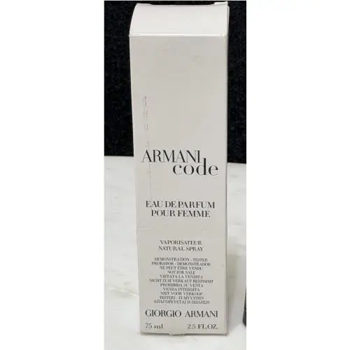 Armani Code Pour Femme Edp 2.5oz - 75ml Rare T Batch 38M102 Vintage by Giorgio Armani