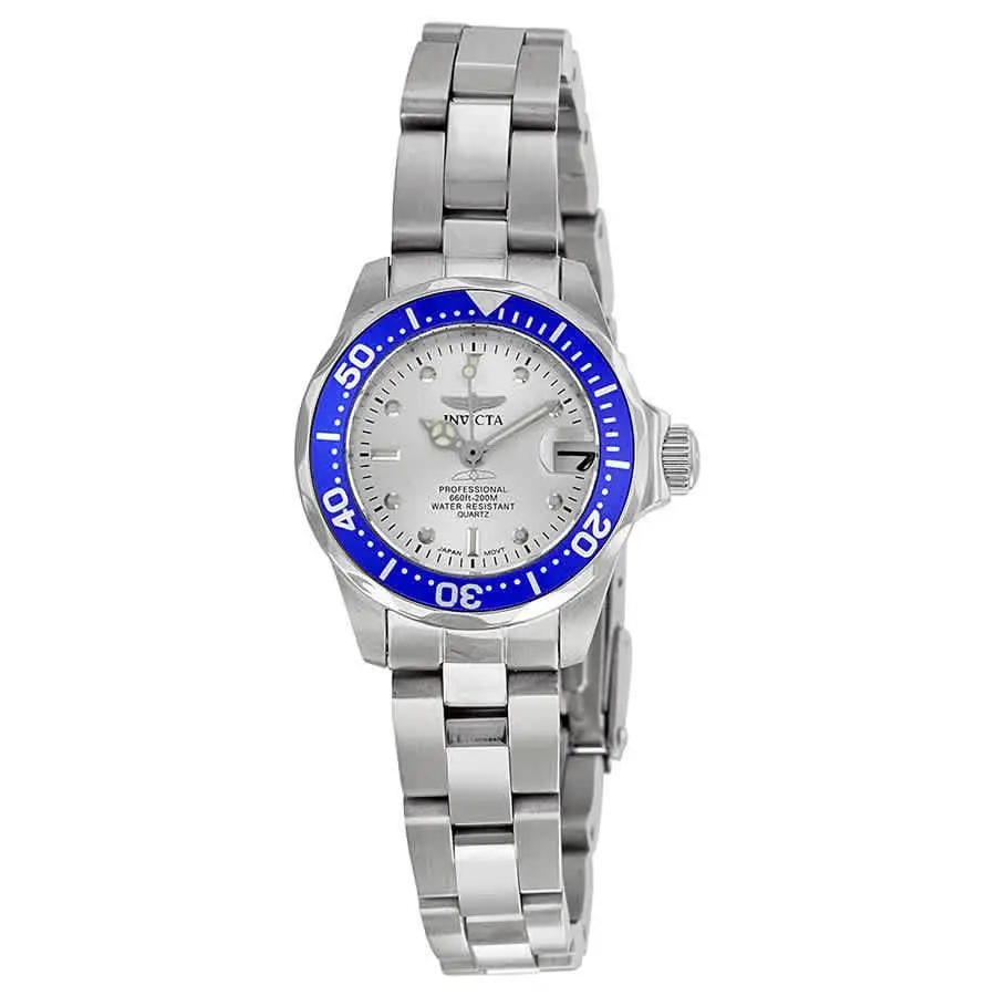 Pro Diver Silver Dial Stainless Steel Ladies Watch 14125 by Invicta