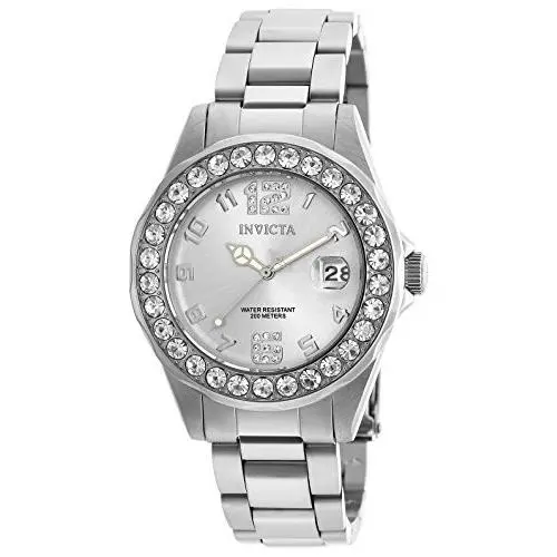 Pro Diver Silver Dial Stainless Steel Ladies Watch 21396 by Invicta