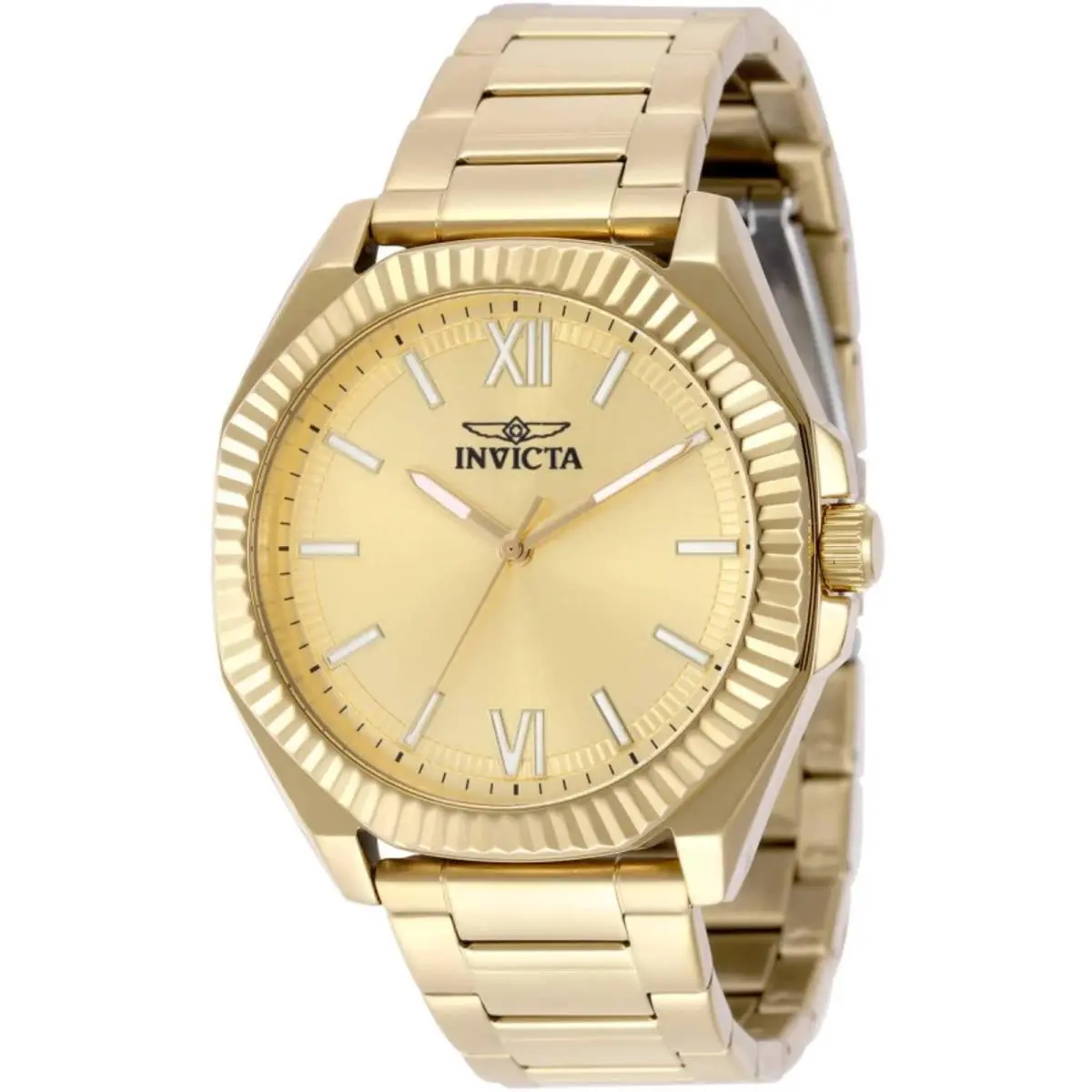 Invicta 50374 Speedway Men`s Gold Dial 42mm Stainless Steel Watch Quartz
