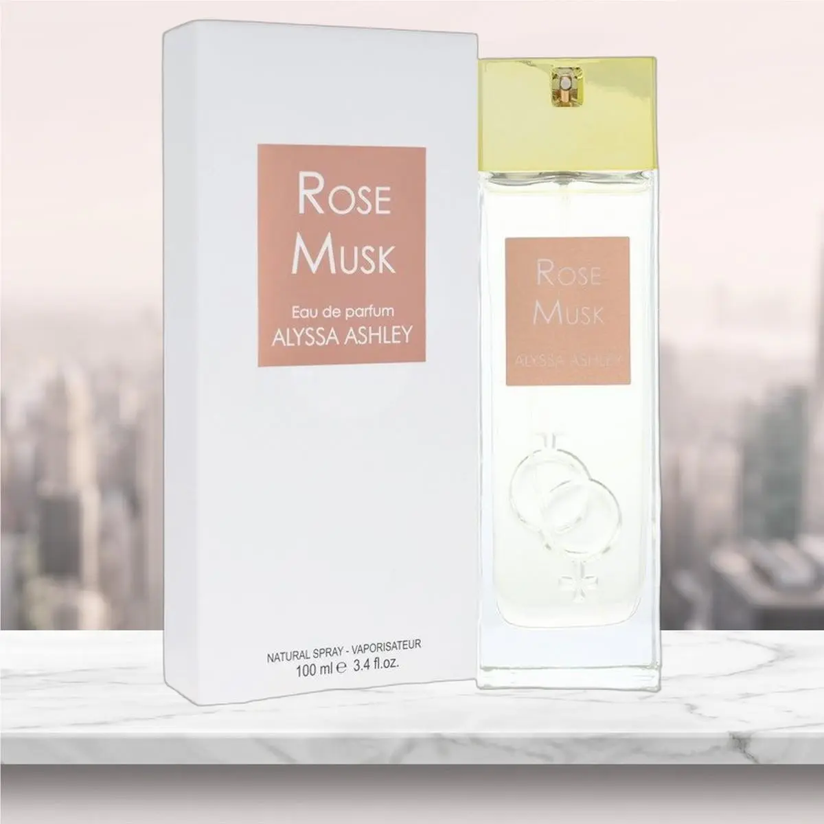 Alyssa Ashley Rose Musk Eau De Parfum Spray By Alyssa Ashley - 3.4 oz