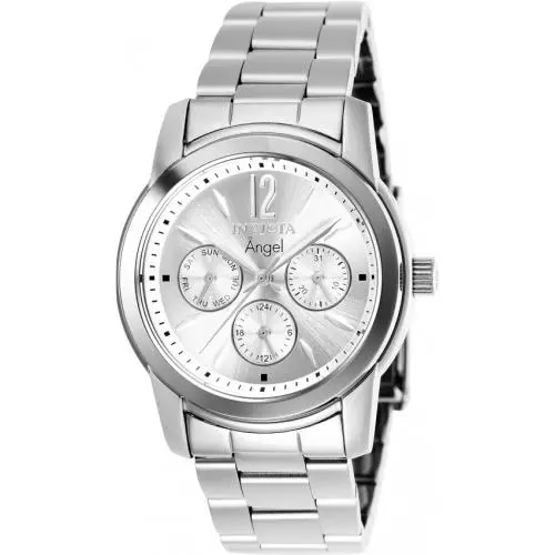 Angel Multi-function Silver Dial Ladies Watch 0461 by Invicta