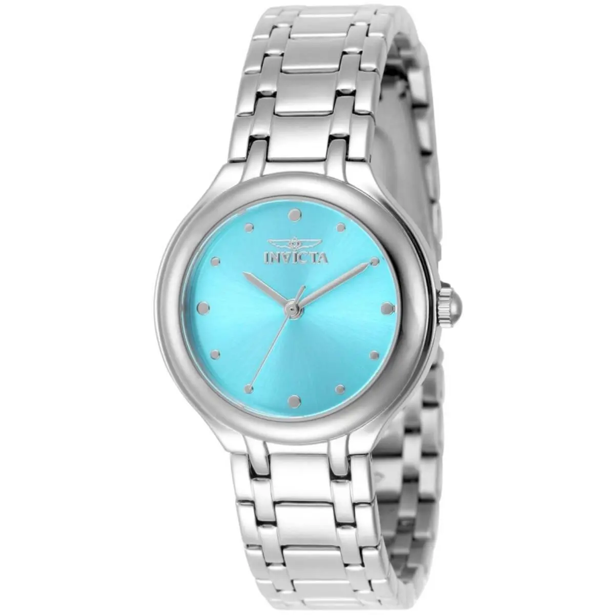 Invicta 50608 Wildflower Women`s 32mm Steel Tiffany Blue Dial Quartz Watch