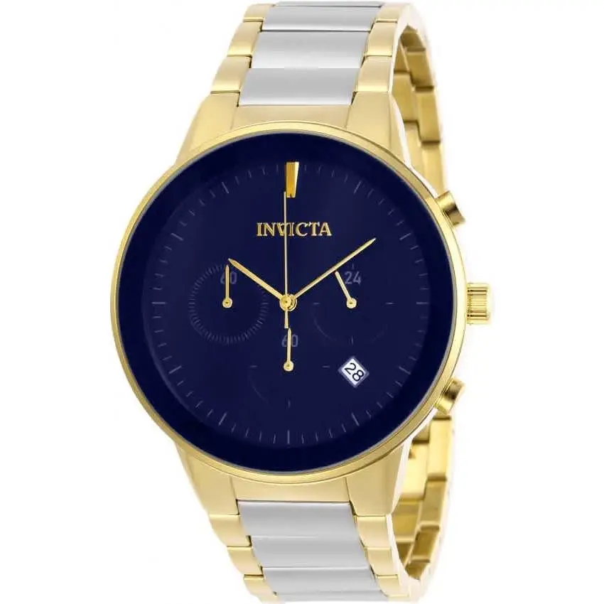 Invicta Specialty Chronograph Blue Dial Two-tone Men`s Watch 29479