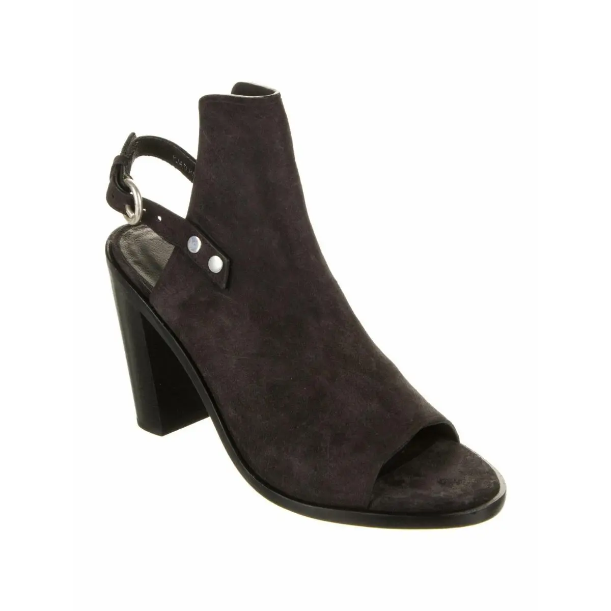 Rag Bone 39 Wyatt Gray Suede Open Toe Sandals Booties 9 by Rag & Bone