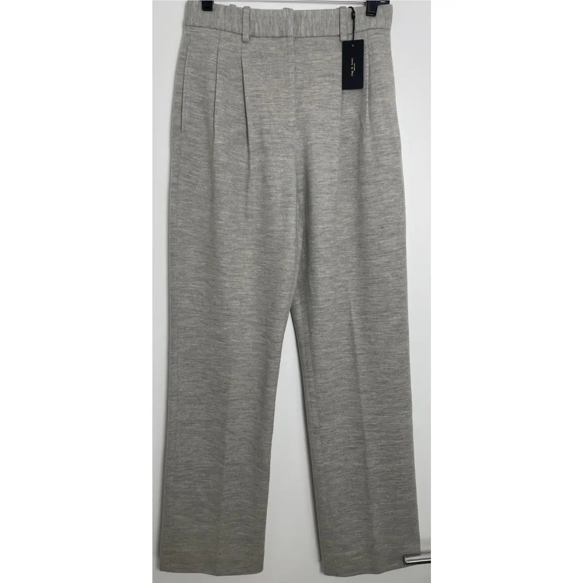 Rag Bone Clover Wool Pants Takisada Osaka Japanese Knit Women’s 2 Lt. Gray