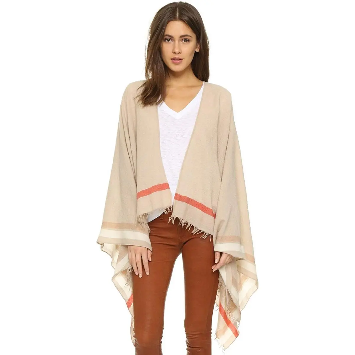 Rag Bone 159720 Woman`s ` Addie Wool Poncho Size 1