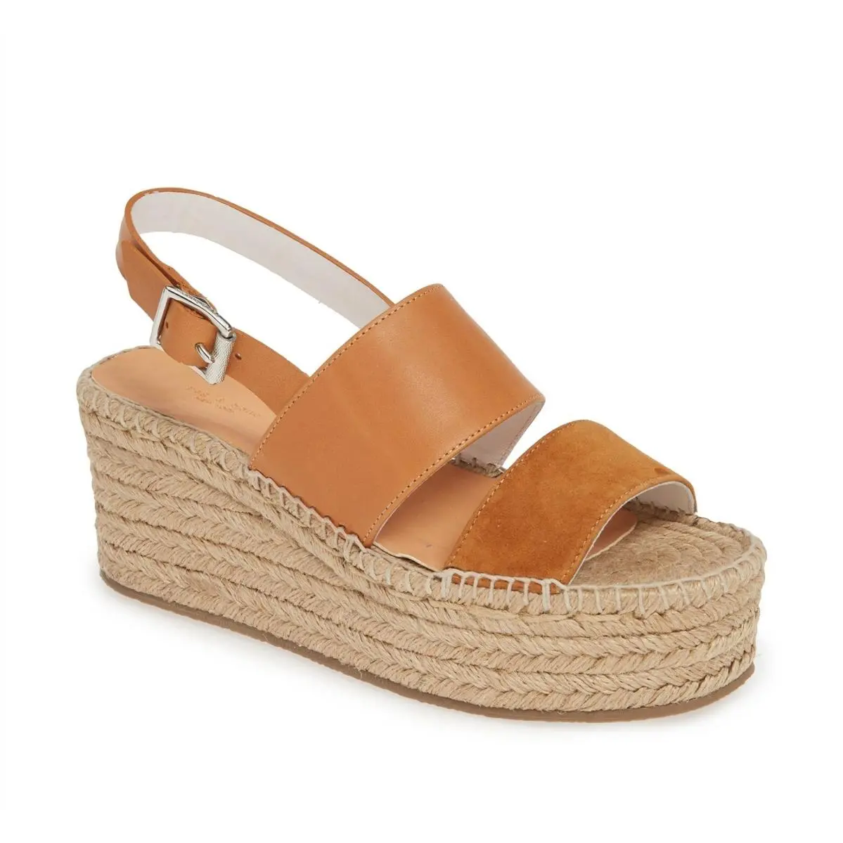 Rag Bone 261959 Womens Edie Espadrille Platform Sandal Tobacco Size 10 M by Rag & Bone