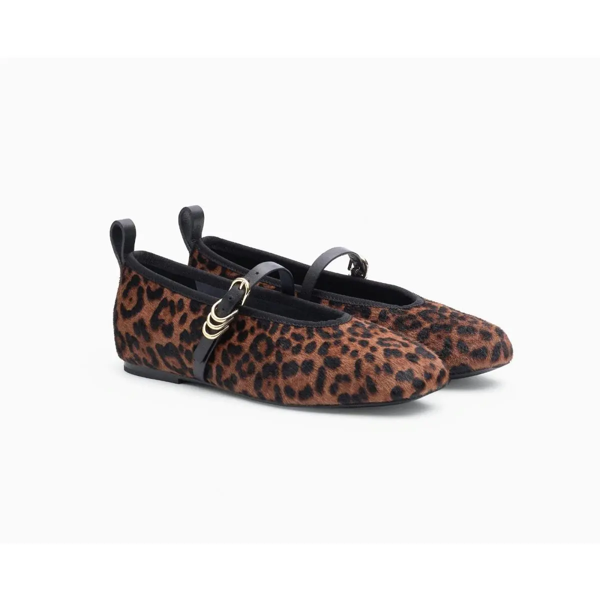 Rag Bone Spire Leopard Calf-hair Mary Janes 9.5 by Rag & Bone