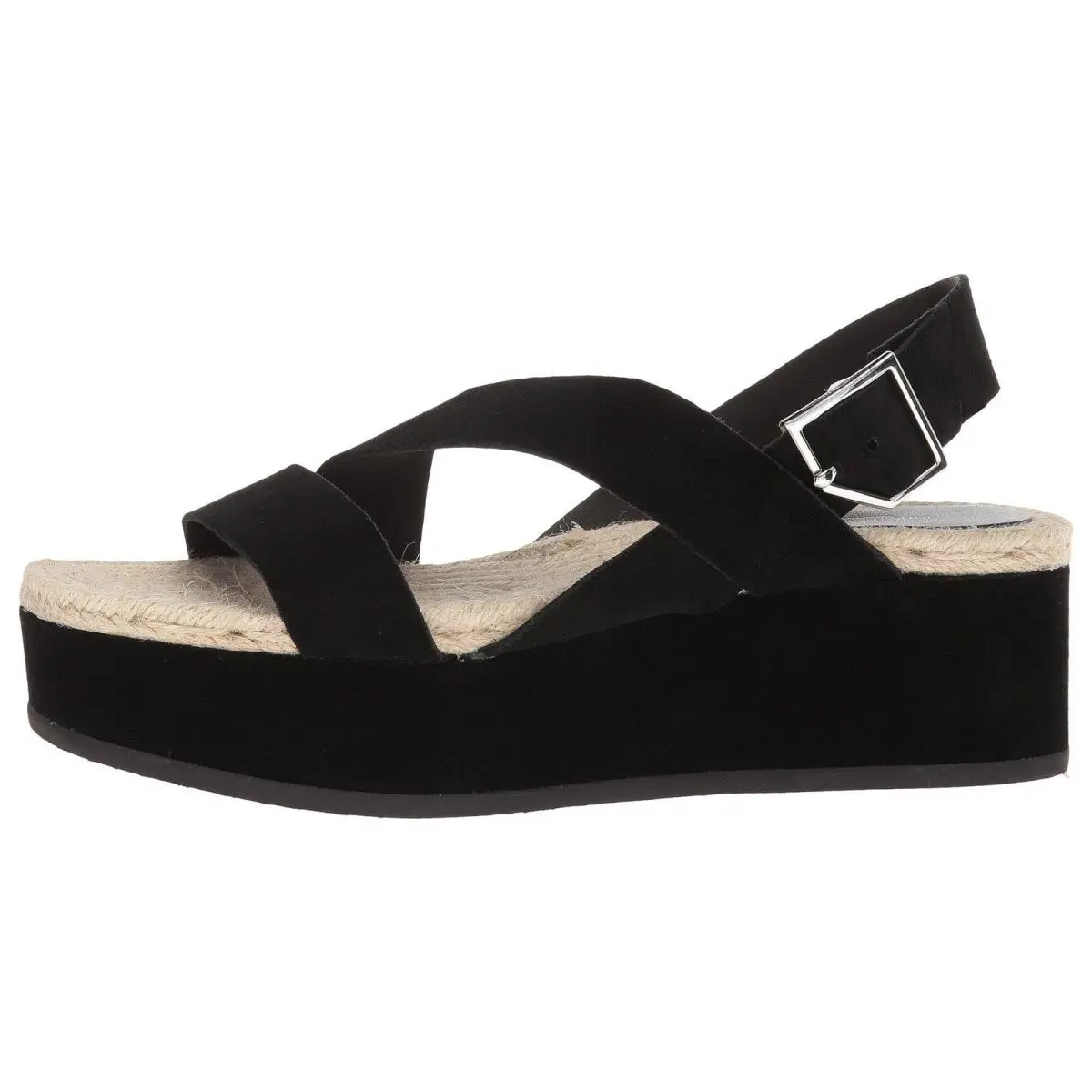 Rag Bone 261957 Womens Megan Black Suede Espadrilles Sandal Size 10 M by Rag & Bone