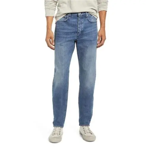 Rag Bone Tagged 38 Actual 40 32 Inseam Fit 2 Burgess Med Indigo