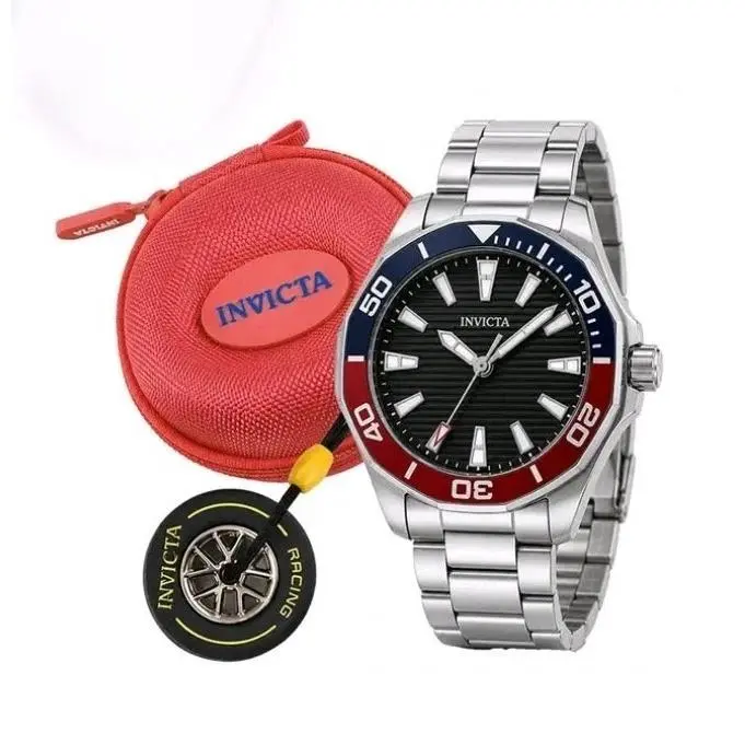 Set  Pro Diver Meridian Special Edition - 46mm Silver 001-GA-M-102 by Invicta